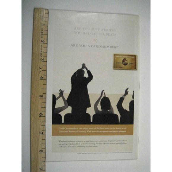eurydice Playbill 2007 Second Stage Theatre Ticket Carla Harting Joseph Parks - Picture 8 of 10